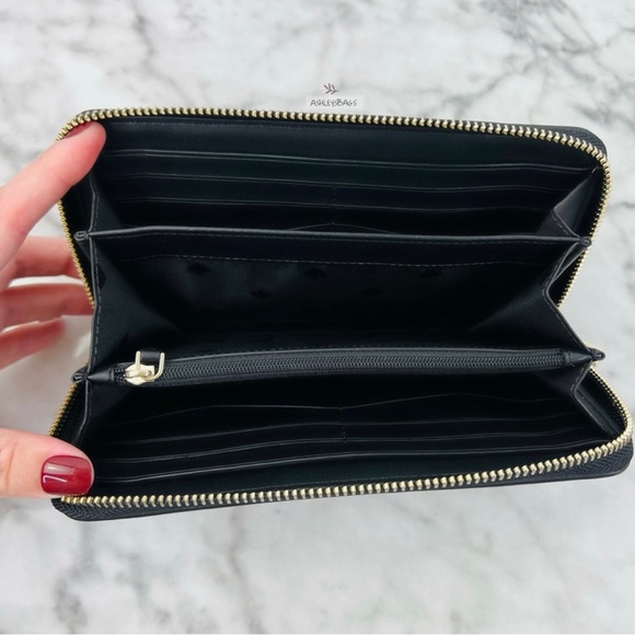 Kate Spade Staci Colorblock Large Satchel & Large Continental Wallet Warm Beige - Picture 15 of 16